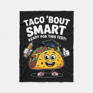 Testdag leraar shirt motivatie testdag Ta Fleece Deken