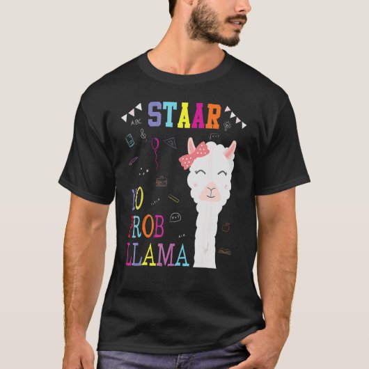 Testdag Llama Docent Llama Testdag T-shirt (Voorkant)