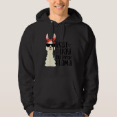 Testdag Llama Teacher Exam Testing Teaching Hoodie (Voorkant)
