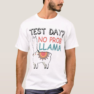 testdag prob lama t-shirts