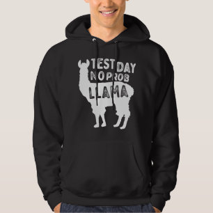 Testdag: Probllama Llama Teacher Testing Day Te Hoodie