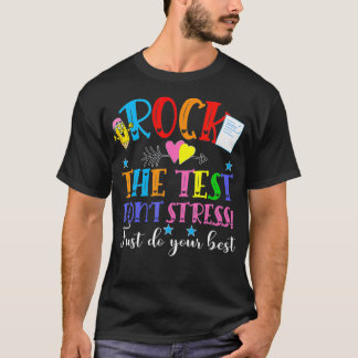 Testdag Rock De Test Leraar Testdag _1 T-shirt