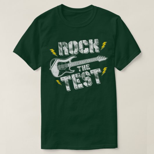 Testdag rotsen testdag testleraar testdag Funny G T-shirt (Design voorkant)
