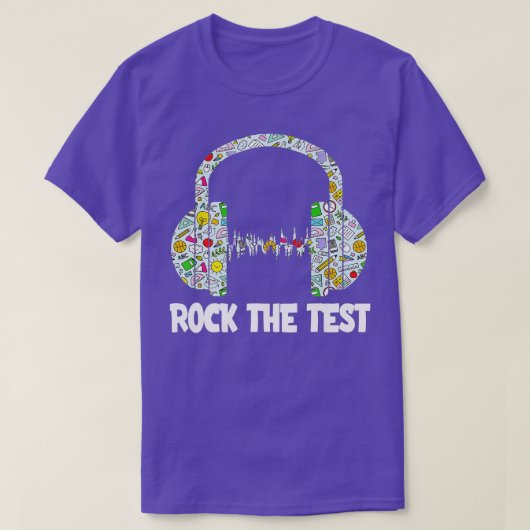 Testdag rotsen testleraar testdag Funny T T-shirt (Design voorkant)