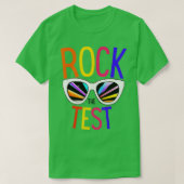 Testdag rotsen testleraar testdag Funny T T-shirt (Design voorkant)