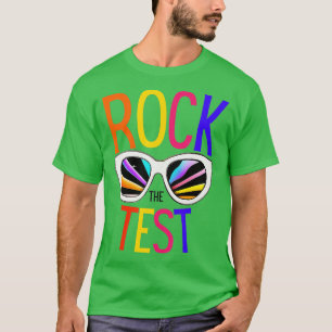 Testdag rotsen testleraar testdag Funny T T-shirt