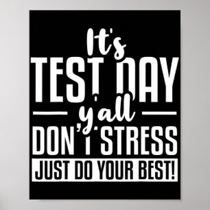 Testdag Schoolexamen Poster