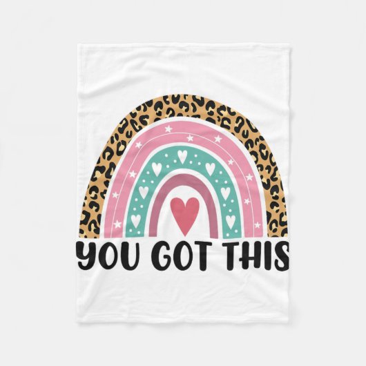 Testdag testdag voor leraar je hebt dit fleece deken (Voorkant)