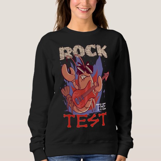 Testdag testdag voor leraar testen trui (Voorkant)