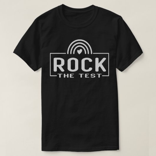 Testdag testen testdag testen t-shirt (Design voorkant)