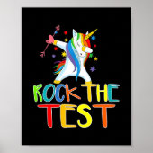 Testdag testplein voor leraar testen poster (Voorkant)