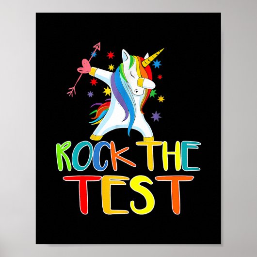 Testdag testplein voor leraar testen poster (Voorkant)