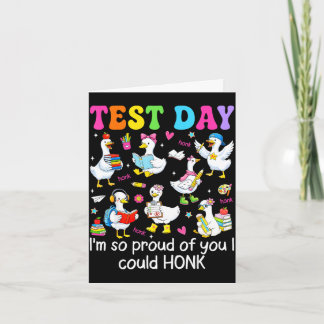 Testdag trots van kon gans toeteren leraar kindere kaart