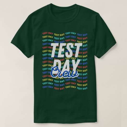 Testdag voor het leerlingwezen Leerling-leerling T T-shirt (Design voorkant)