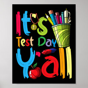 Testdag Yall-appreciatietest 22 Testdag thee Poster