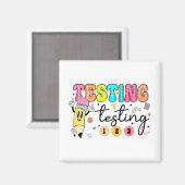 Testdag Yall testdag leraar Magneet (Voorkant / Achterkant)
