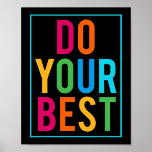 Testdagmodus op lerarenstaat Testideeën School Poster