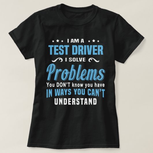 Testdriver T-shirt (Design voorkant)