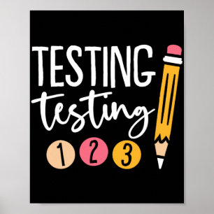 Testen 123 Schattigee testdag 3 Poster