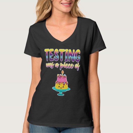 Testen is een fluitje van een cent t-shirt (Voorkant)