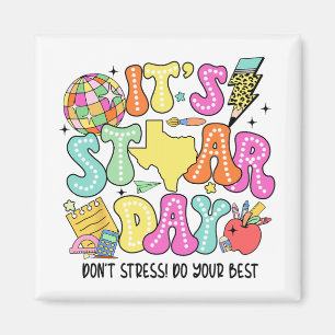 Testen Retro Het is Staar Dag Dont Stress Do Your Magneet