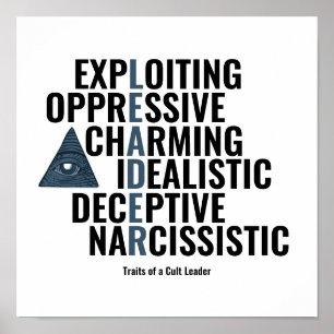 Testen van een volwassenenleider poster