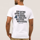 Testen van een volwassenenleider t-shirt (Achterkant)