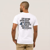 Testen van een volwassenenleider t-shirt (Achterkant volledig)