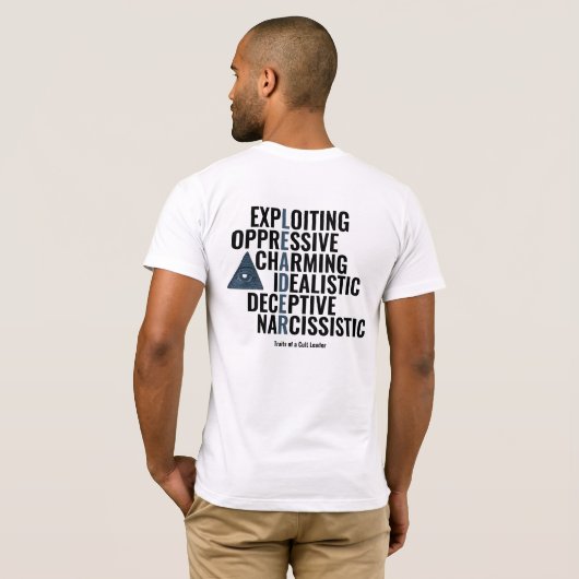 Testen van een volwassenenleider t-shirt (Achterkant volledig)