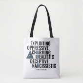 Testen van een volwassenenleider tote bag (Voorkant)