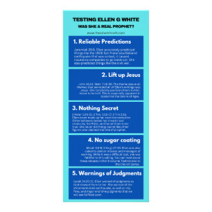 Testen van Ellen G. White Reclamekaart