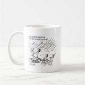 Testen van het Coriolis-effect Koffiemok (Links)