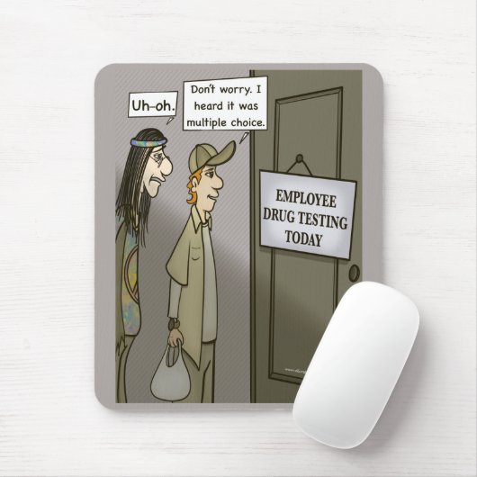 Testen van werknemers muismat (Met muis)