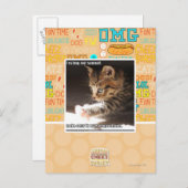 Testen van zonnebank briefkaart (Voorkant / Achterkant)