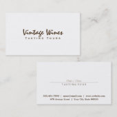 Testen Visitekaartje (Voorkant / Achterkant)