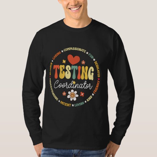 Testende Coördinator Squad Appreciation Week Terug T-shirt (Voorkant)