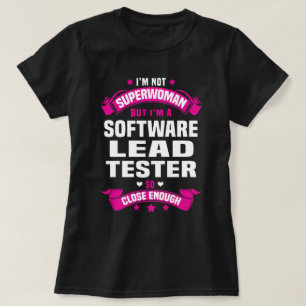 Tester voor leidende software t-shirt