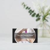 testfaciliteit voor medische laboratoria visitekaartje (Staand voorkant)