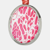 Testicelcellen onder microscoop metalen ornament (Links)