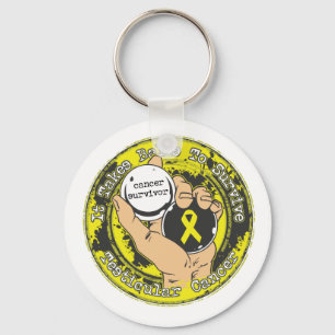 Testiculaire kanker Het kost bloedstolsels om te o Sleutelhanger