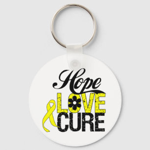Testiculaire kanker HOPE LOVE CURE Giften Sleutelhanger