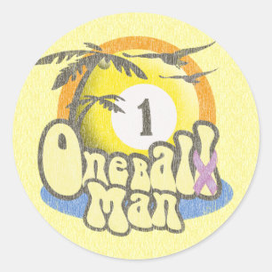 Testiculaire kanker overlevende Humor Ronde Sticker