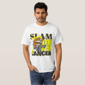 Testiculaire kanker - Slam Dunk Cancer T-shirt (Voorkant volledig)