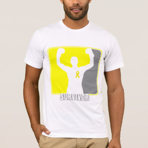 Testiculaire kanker Winning Survivor T-shirt