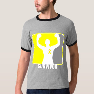 Testiculaire kanker Winning Survivor T-shirt