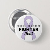 Testiculaire kanker Witte Button (Voorkant /achterkant)