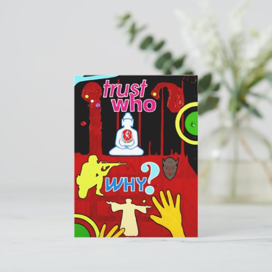 "Testimony" Briefkaart (Staand voorkant)