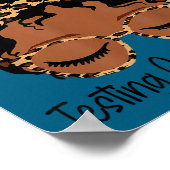 Testing Coordinator Shirt Funny Messy Bun Test Day Poster (Hoek)