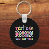 Testing Day It's Test Day You Got This Teacher Stu Sleutelhanger (Voorkant)