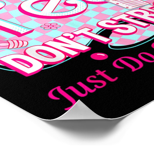 Testing Day Rock The Test Motivational For Teacher Poster (Hoek)